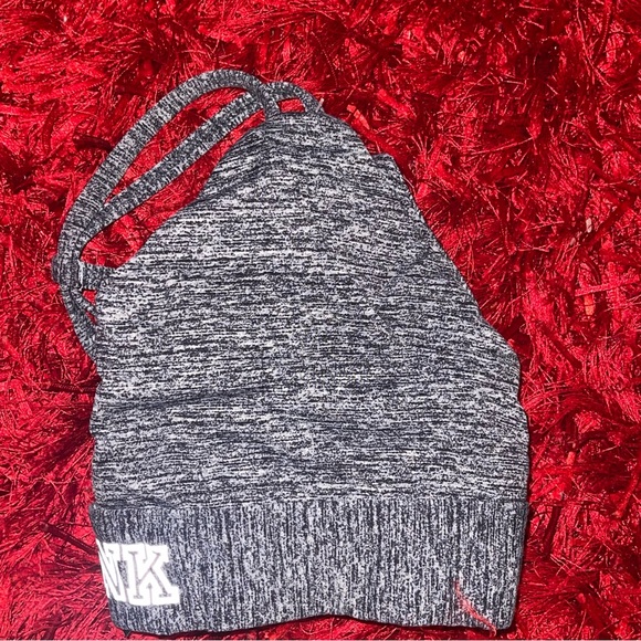 PINK Unlined Victoria’s Secret Gray Ultimate Sports Bra Size S - Picture 4 of 5